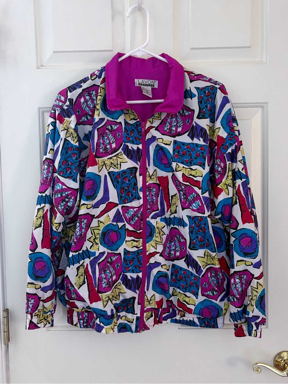 Vintage 80s 90s Lavon Petites Windbreaker Jacket